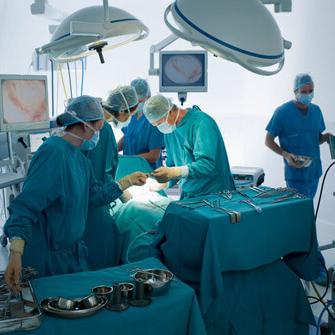 Image of surgeons in operating room.